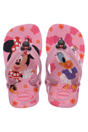 teenslippers met hielbandje roze