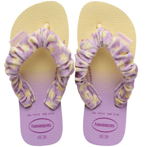 Havaianas teenslippers lila/geel