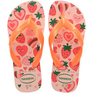 teenslippers oranje/roze