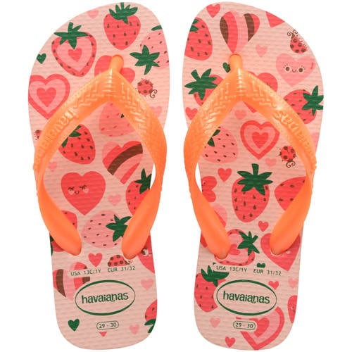 Havaianas teenslippers oranje/roze