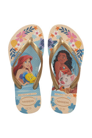 teenslippers goud