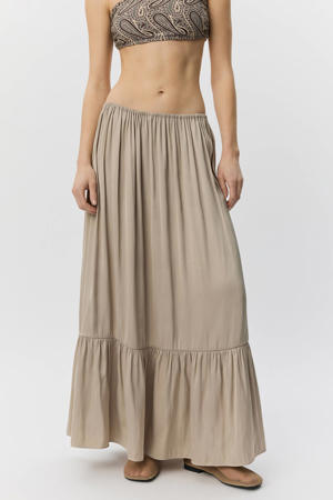 A-lijn rok beige
