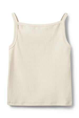 top rib gebreid ecru
