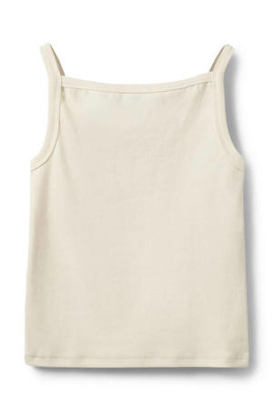 top rib gebreid ecru