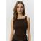 Sofie Schnoor top rib gebreid bruin