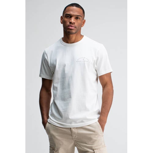 Butcher of Blue regular T-shirt met backprint wit afbeelding