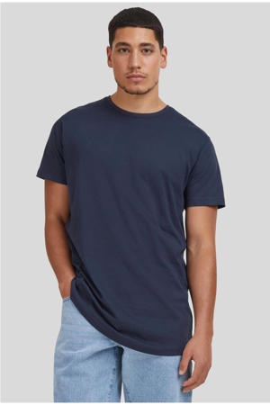 regular T-shirt donkerblauw