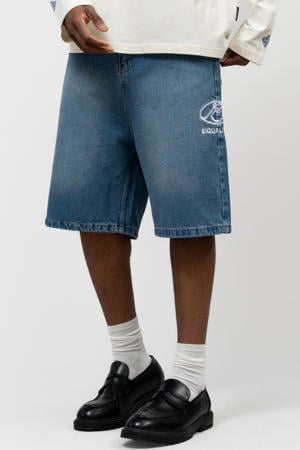 denim short blauw