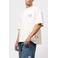 Equalité boxy T-shirt met backprint ecru