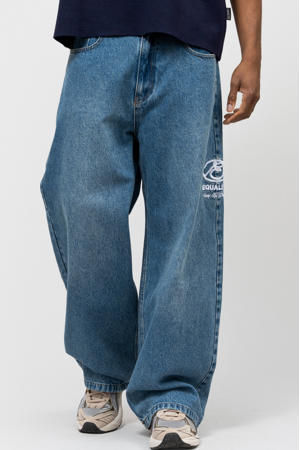loose fit jeans medium blue denim
