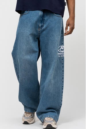 loose fit jeans medium blue denim