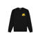 Malelions sweater met backprint zwart