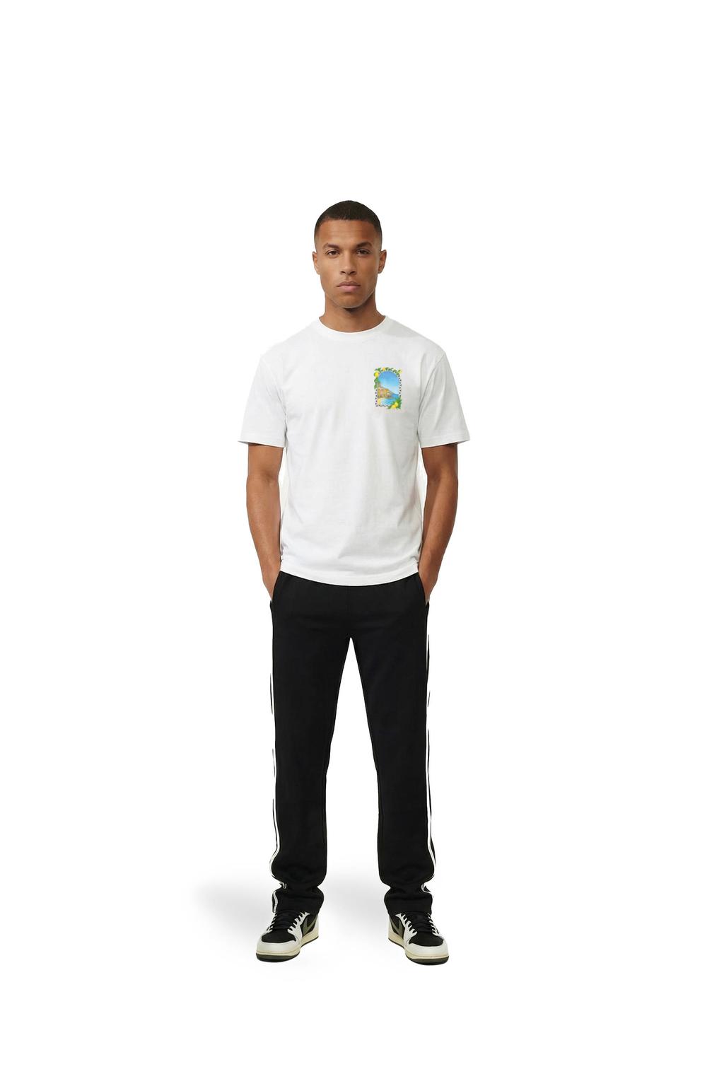 Malelions regular T-shirt met backprint wit