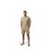 Malelions oversized T-shirt met backprint bruin
