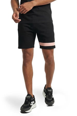 CAPTAIN regular sweatshort zwart