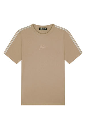 slim T-shirt taupe
