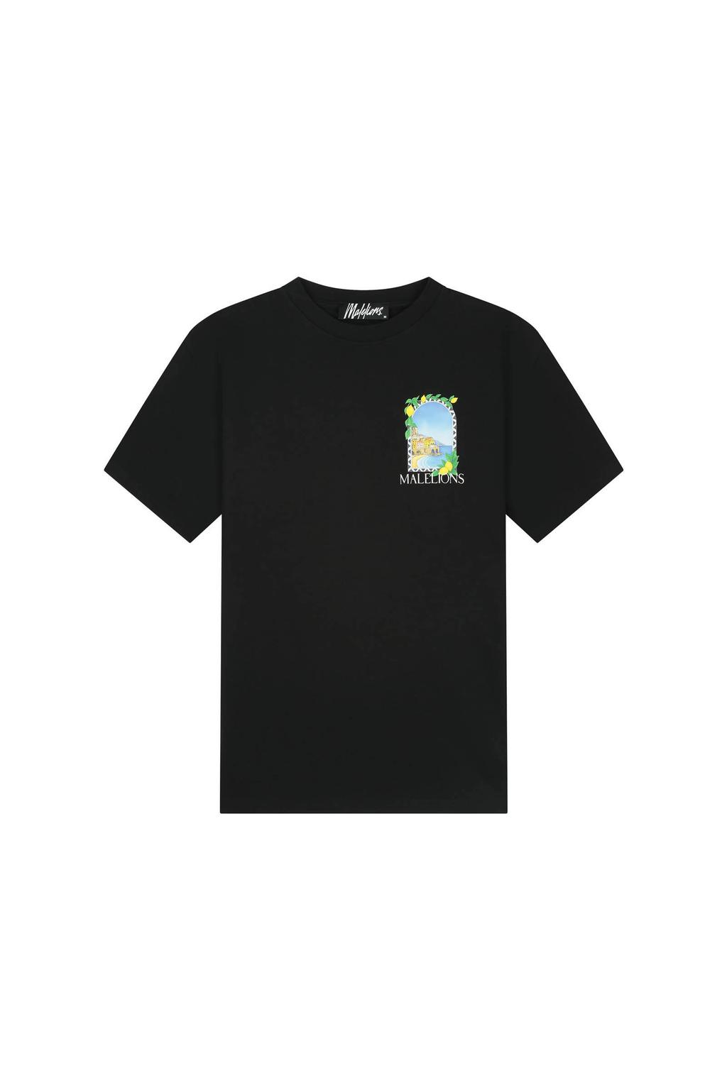 Malelions regular T-shirt met backprint