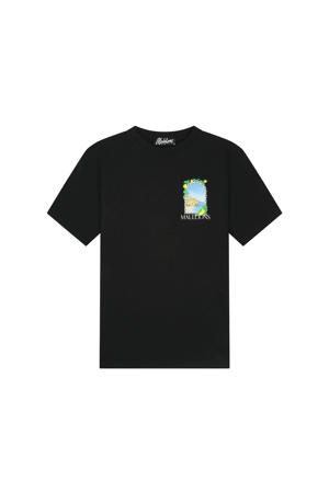 regular T-shirt met backprint