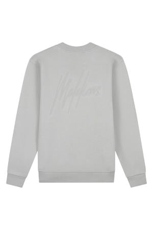 hoodie met backprint grijs