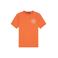 Malelions regular T-shirt met backprint oranje