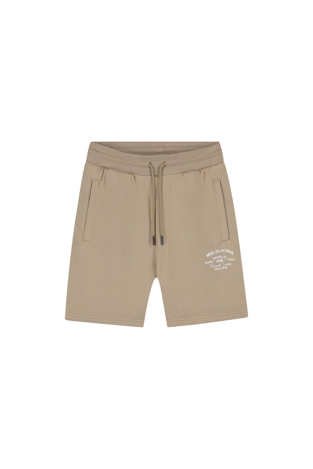 Malelions regular sweatshort beige