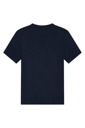 regular T-shirt donkerblauw