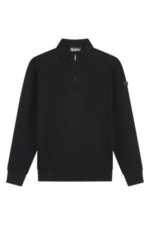 slim polo zwart