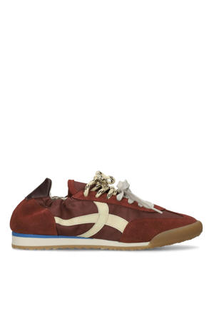 suède sneakers bordeaux
