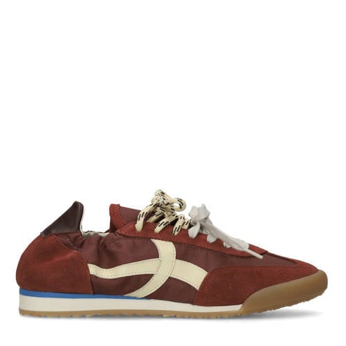 Sacha suède sneakers bordeaux afbeelding