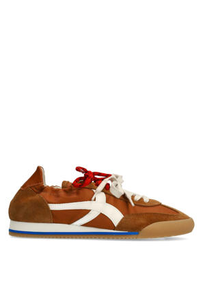 suède sneakers cognac