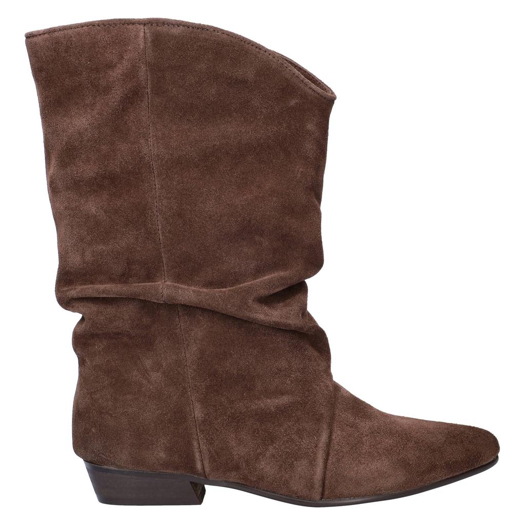 Bruine dames Shoecolate suède enkellaarzen