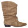 Shoecolate suède enkellaarzen taupe