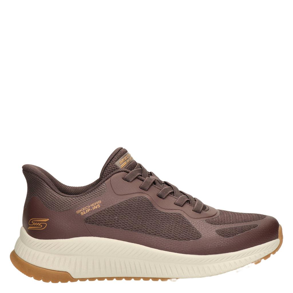 Bobs Hands Free Slip-Ins Bobs Squad 4 sneakers met logo - bruin