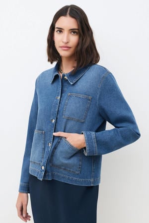 spijkerjas medium blue denim