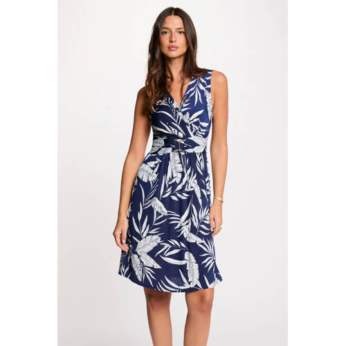 Morgan korte jurk donkerblauw afbeelding