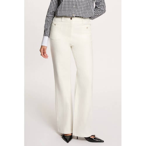 Morgan wide leg jeans wit afbeelding
