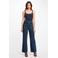 Morgan top marineblauw met glitter