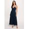 Morgan maxi jurk marineblauw