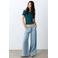 MANGO TEEN off shoulder top donkergroen