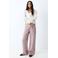 MANGO TEEN low waist wide leg jeans roze