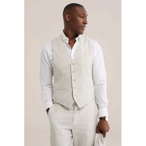 WE Fashion gilet beige afbeelding