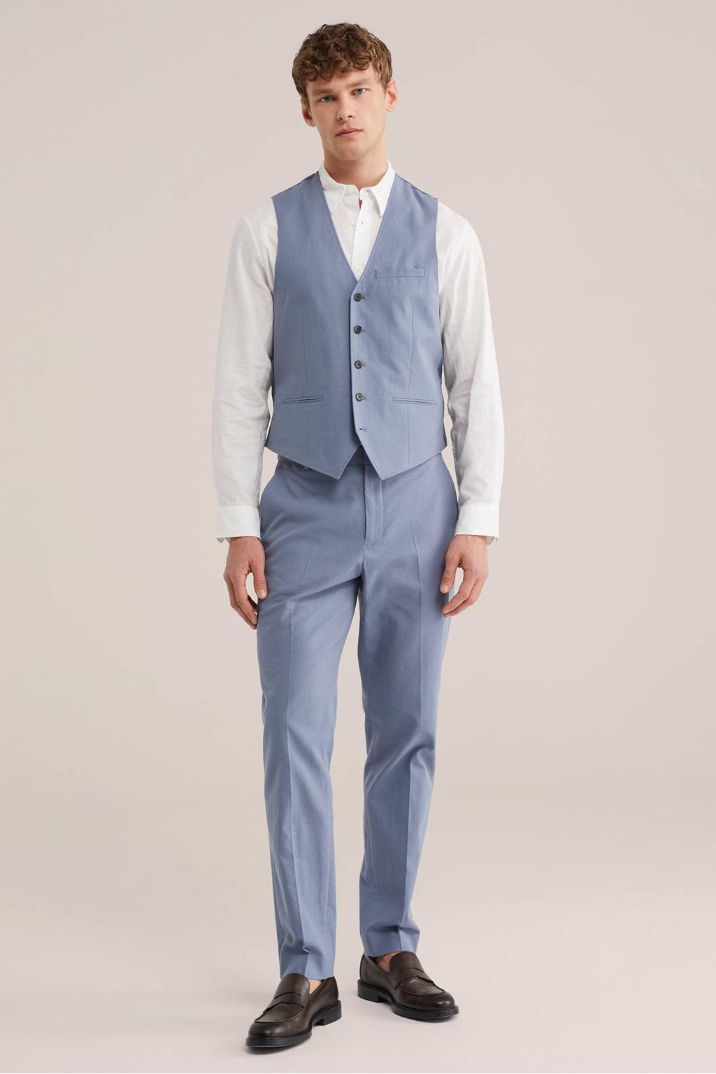 WE Fashion gilet blauw