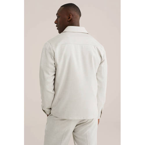 WE Fashion overshirt beige afbeelding
