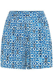 thumbnail: ICHI high waist gebloemde casual short blauw