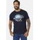 Jan Vanderstorm +FIT Collectie regular T-shirt donkerblauw