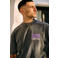 Croyez oversized T-shirt met backprint grijs