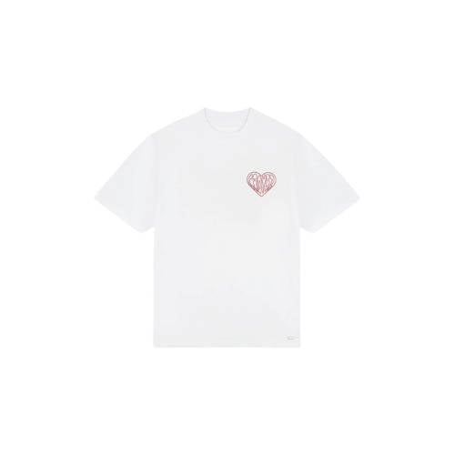 Croyez regular T-shirt met backprint wit afbeelding