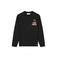 Croyez longsleeve met backprint zwart