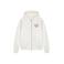 Croyez sweatvest met backprint ecru