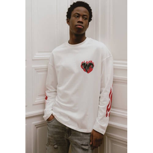 Croyez longsleeve met backprint wit afbeelding